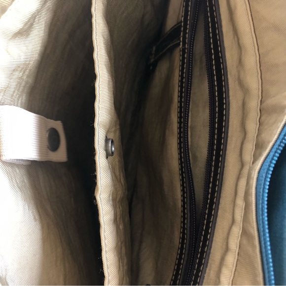 Ellington suede leather laptop shoulder bag - Picture 8 of 13